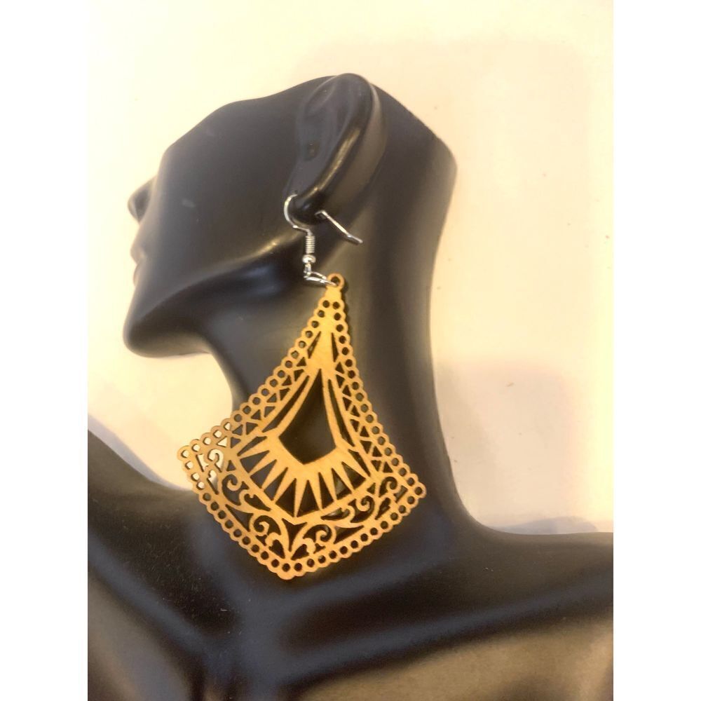 Wooden Fashion Earrings 
